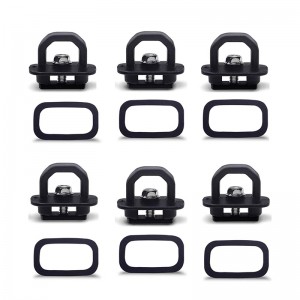 Tie Down Anchor Truck Bed Cargo Side Wall Hook Rings Compatible for 2007-2018 Chevy Silverdo/GMC Sierra, 2015-2018 Chevy Chevrolet Colorado/GMC Canyon