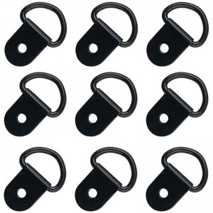 D-Ring Tie Downs, D-Rings Anchor Lashing Ring for Loads on Trailers Trucks RV Campers Vans ATV SUV Boats Motorcycles etc Vehicles Heavy Duty Tie Down Ring with Mounting Bracket